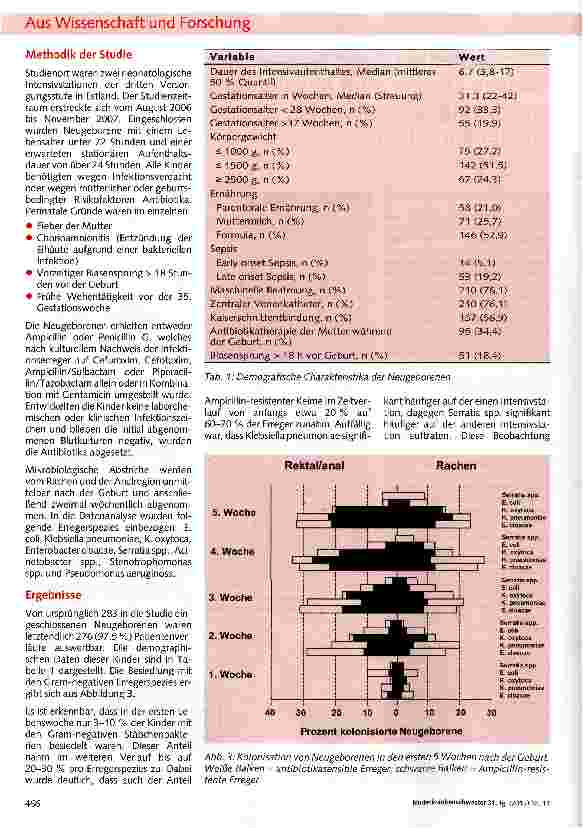Vorschauseite 2: Keimbesiedlung von Neugeborenen Welche Erreger sind physiologisch, welche signalisieren ein Hygieneproblem?