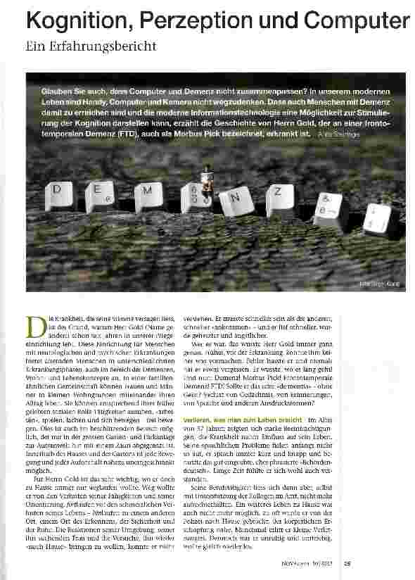 Vorschauseite 1: Kognition, Perzeption und Computer