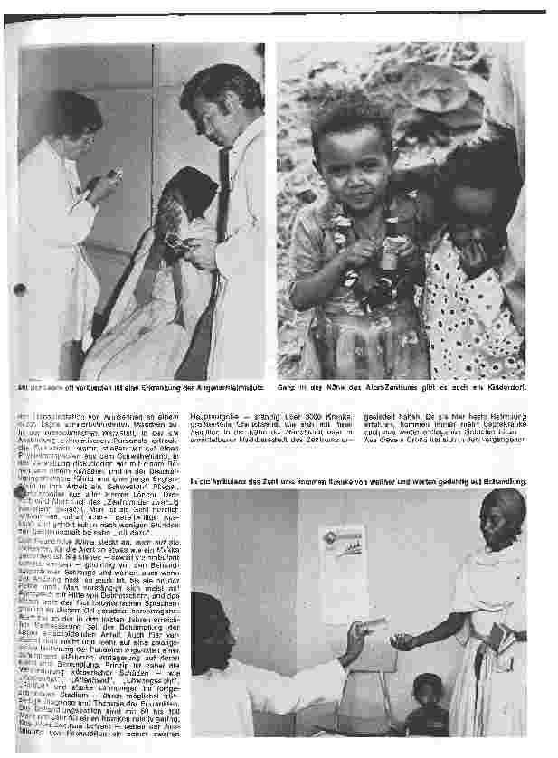 Vorschauseite 4: Das Alert-zentrum in Addis Abeba/Äthiopien Ärzte und Helfer aus 20 Nationen haben der Lepra den Kampf angesagt
