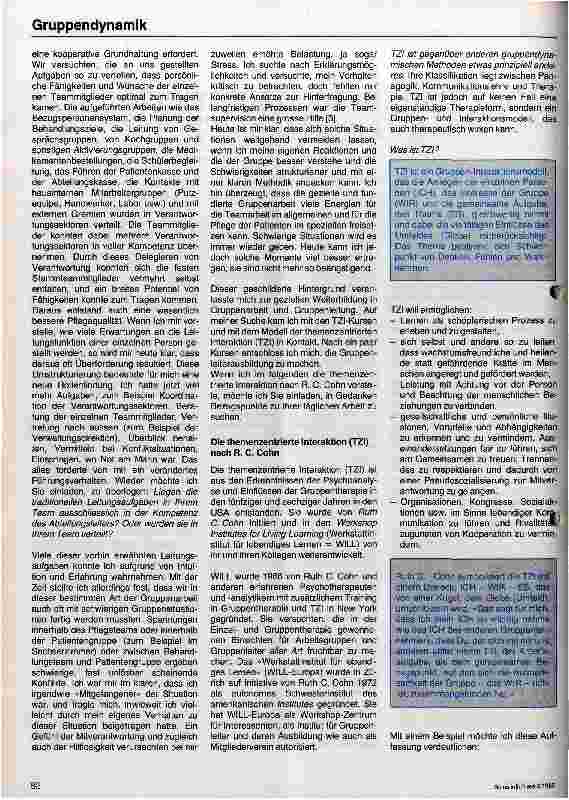 Vorschauseite 2: Die themenzentrierte Interaktion (TZI)