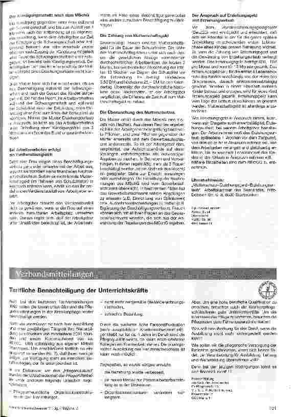 Vorschauseite 2: Mutterschutzgesetz - Kernstück des Frauenarbeitsschutzrechtes