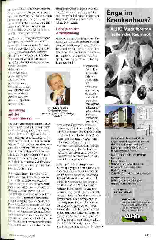 Vorschauseite 2: In oder out?