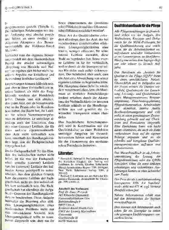 Vorschauseite 2: Bewertungsmodelle und Qualitätskultur ärztlichen Handelns