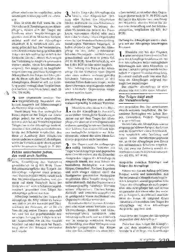 Vorschauseite 2: Haftungsrechtliche Problemzonen in der Altenpflege