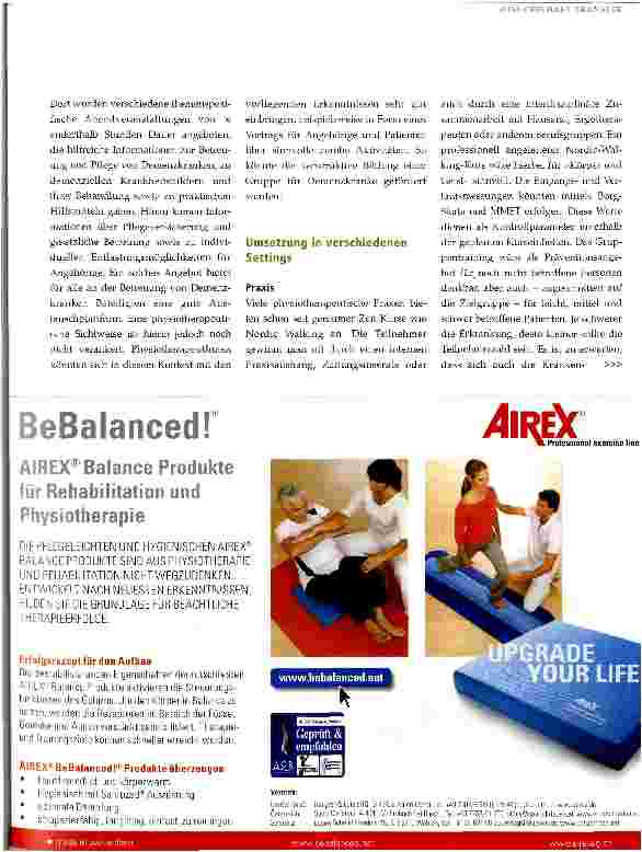 Vorschauseite 2: Aerobes Training für Demenzpatienten