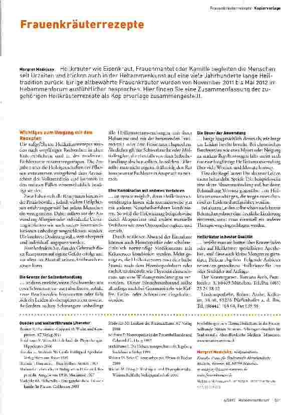 Vorschauseite 1: Frauenkräuterrezepte