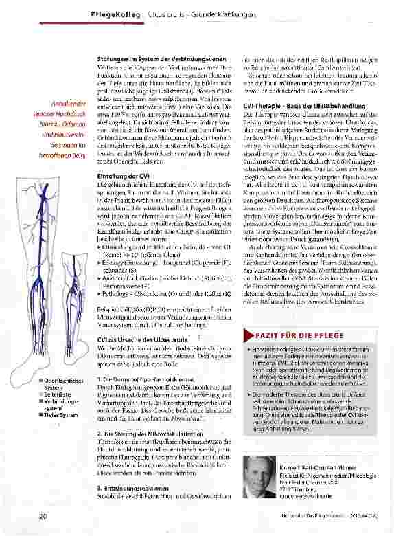Vorschauseite 3: Hauptursache des Ulcus cruris
