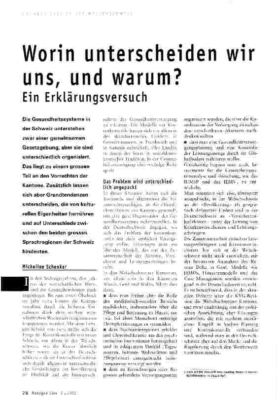 Vorschauseite 1: Worin unterscheiden uns, und warum?