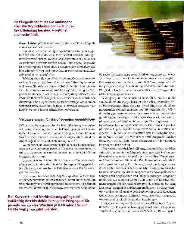 Vorschauseite 3: Streifzug durch das Pflege-Neuausrichtungs-Gesetz