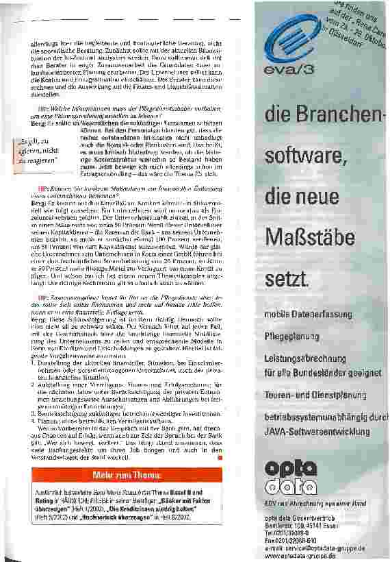 Vorschauseite 3: Die Probleme sind hausgemacht