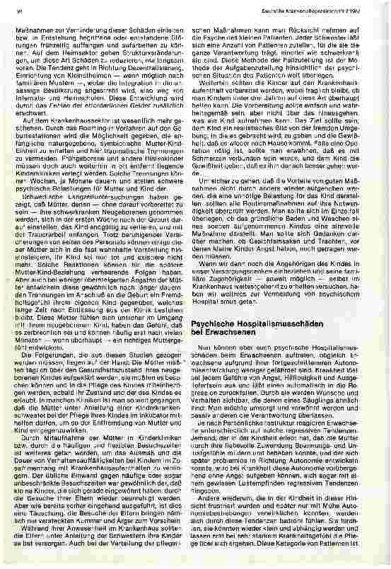 Vorschauseite 4: Die Kinderkrankenpflege - Wesen und Bedeutung psychischer Hospitalismusschäden und Möglichkeiten ihrer Vermeidung bzw. Eingrenzung