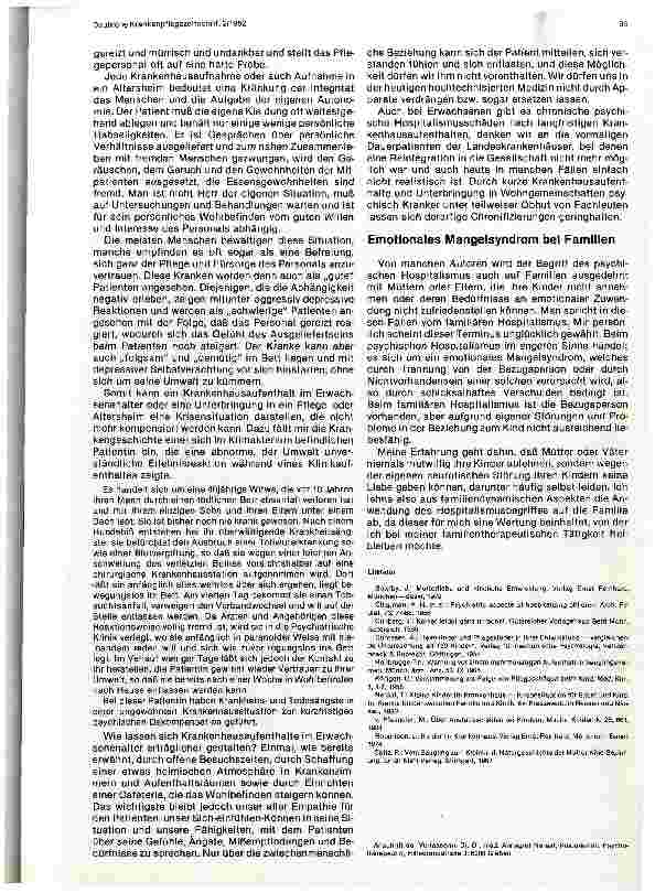 Vorschauseite 5: Die Kinderkrankenpflege - Wesen und Bedeutung psychischer Hospitalismusschäden und Möglichkeiten ihrer Vermeidung bzw. Eingrenzung
