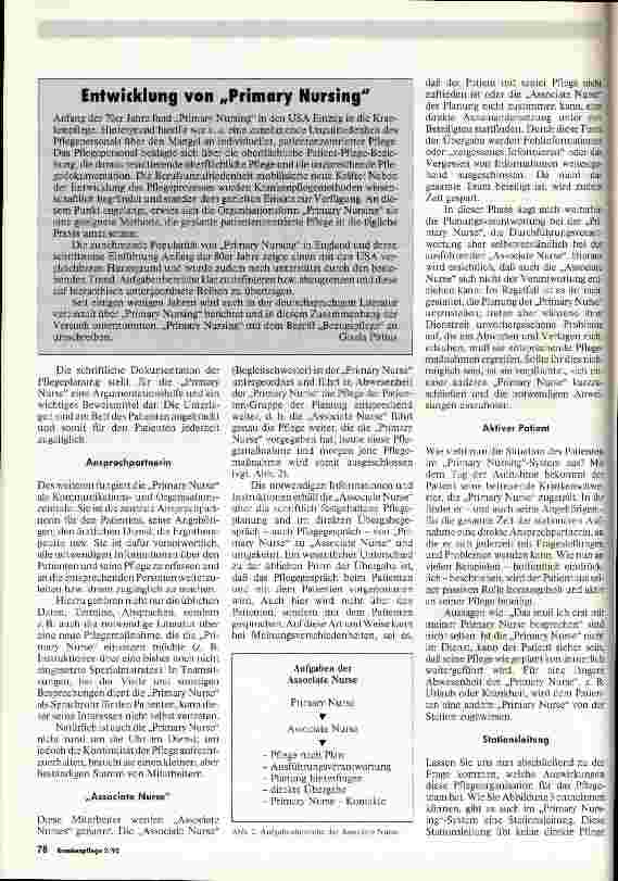 Vorschauseite 2: Primary Nursing