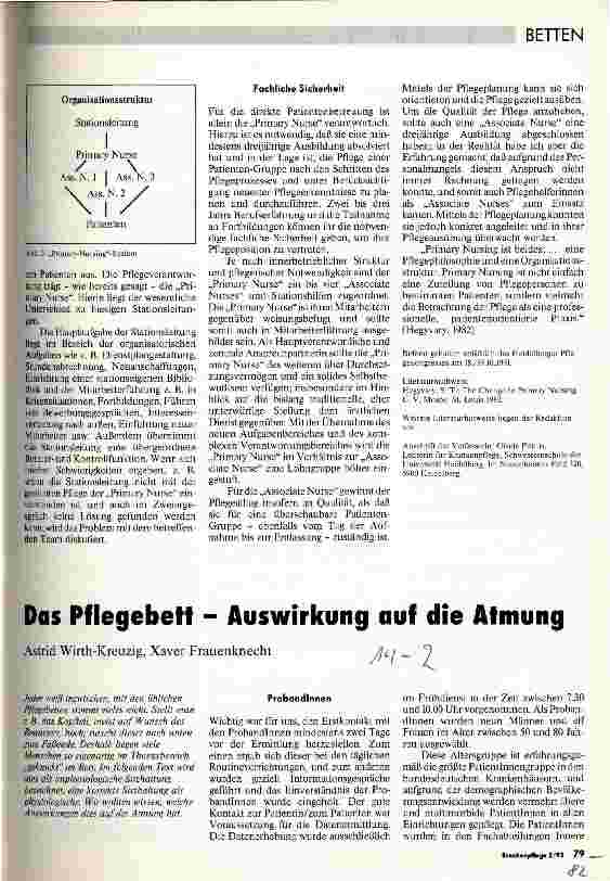 Vorschauseite 3: Primary Nursing