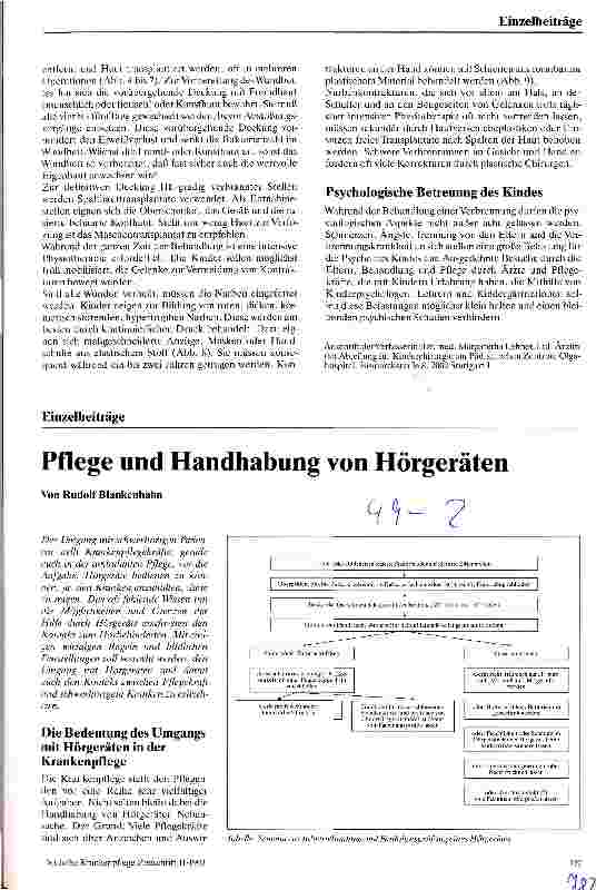 Vorschauseite 1: Pflege und Handhabung von Hörgeräten