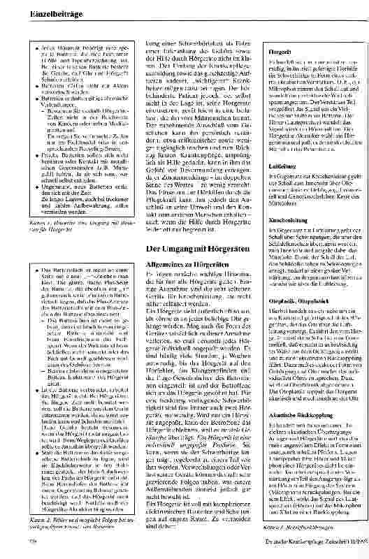 Vorschauseite 2: Pflege und Handhabung von Hörgeräten