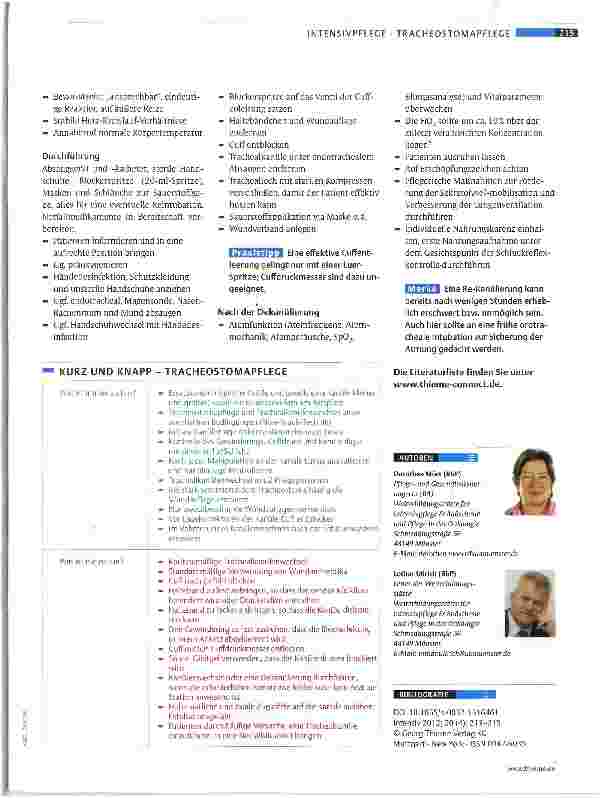 Vorschauseite 3: Basics - Tracheostoma pflege