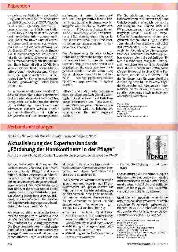 Vorschauseite 6: Kindersicherheit zählt - Gemeinsam Unfälle verhindern
