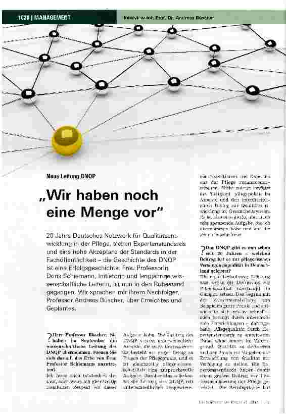 Vorschauseite 1: Wir haben noch eine Menge vor