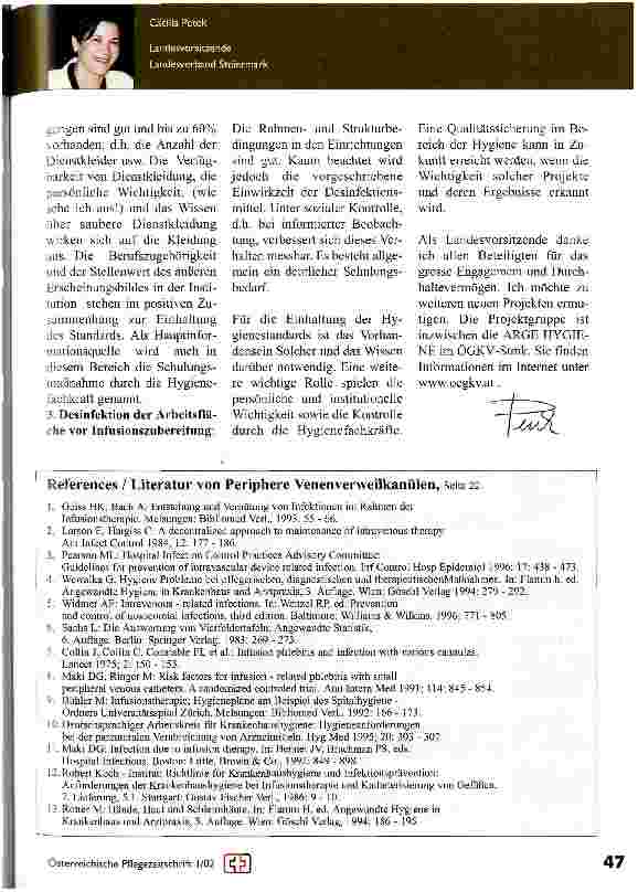 Vorschauseite 2: Theorie und Praxis in der Hygiene - ein Widerspruch in sich