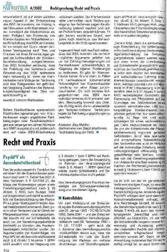 Vorschauseite 3: Zahlungsverweigerungen durch die Krankenkassen