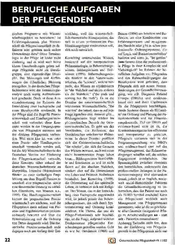 Vorschauseite 3: Eine Herausforderung für selbstbewusste, moderne Pflege-Professionals