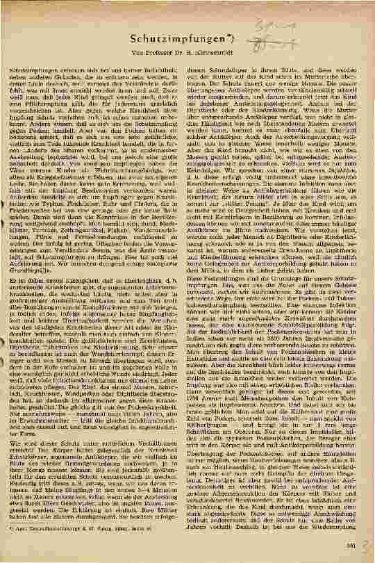 Vorschauseite 1: Schutzimpfungen