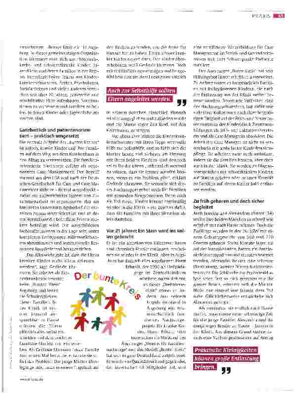 Vorschauseite 2: Mit Rat und Tat gegen die Drehtürmedizin