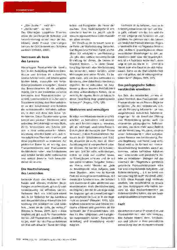 Vorschauseite 5: Begleiter mit Führungskompetenz Die Bedeutung von Leadership in der Praxisanleitung