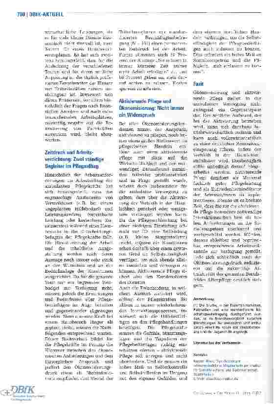 Vorschauseite 3: Zwischen Okonomisierungsdruck und Aktivierungsanspruch