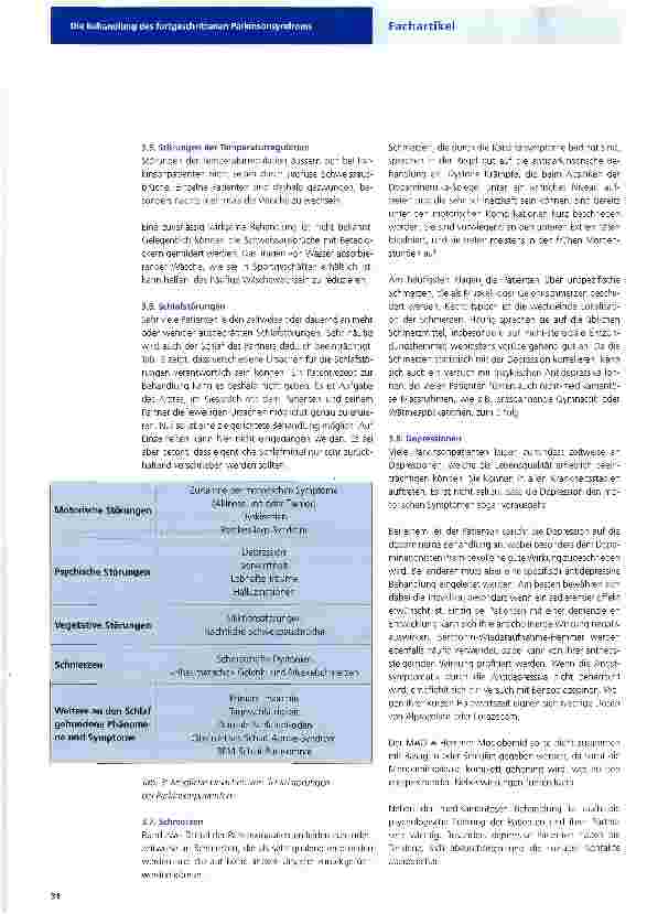 Vorschauseite 5: Die Behandlung des fortgeschrittenen Parkinsonsyndroms