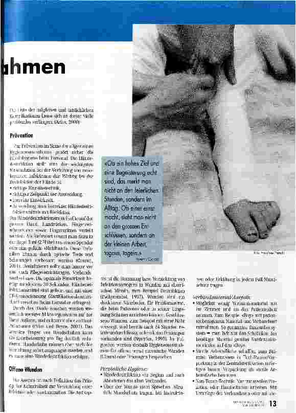 Vorschauseite 2: Konsequente Hygienemaßnahmen senken das Risiko