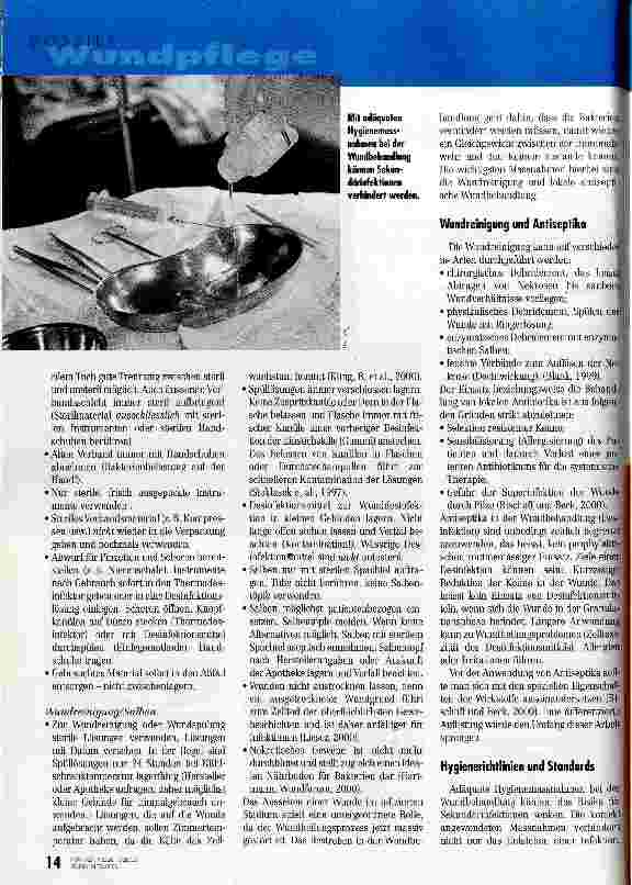 Vorschauseite 3: Konsequente Hygienemaßnahmen senken das Risiko
