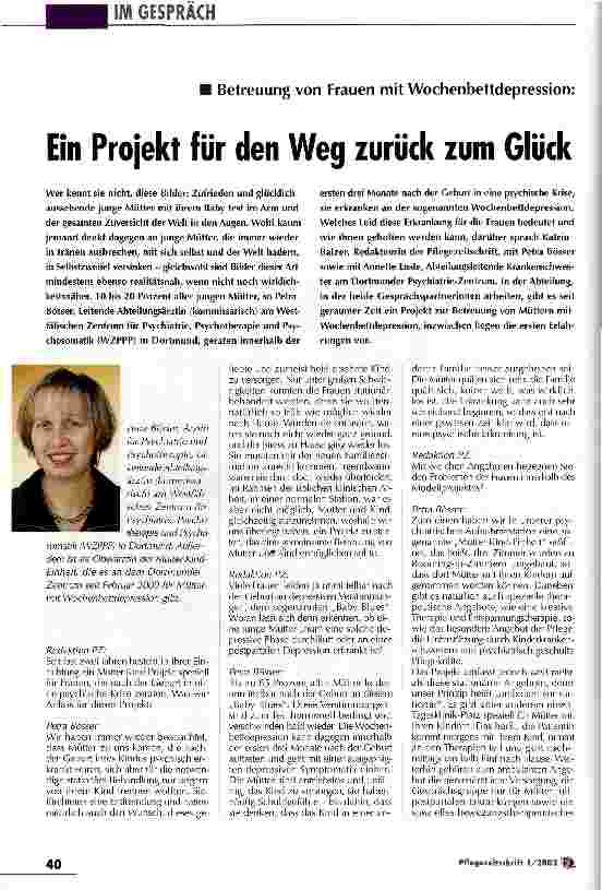 Vorschauseite 1: Ein Projekt für den Weg zurück zum Glück