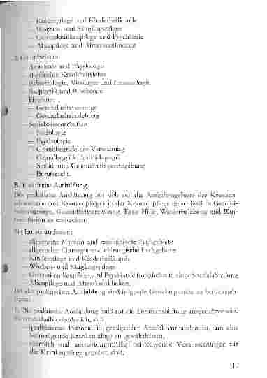 Vorschauseite 3: Europäisches Übereinkommen über die theoretische und praktische Ausbildung von Krankenschwestern und -pflegern