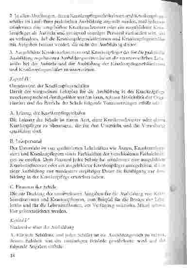 Vorschauseite 4: Europäisches Übereinkommen über die theoretische und praktische Ausbildung von Krankenschwestern und -pflegern