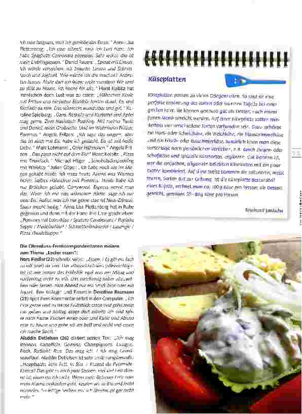 Vorschauseite 2: Hähnchen-Keule mit Fritten und Eierlikör hinten drauf