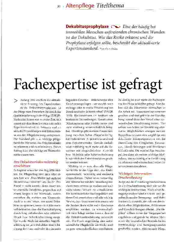 Vorschauseite 2: Fachexpertise ist gefragt