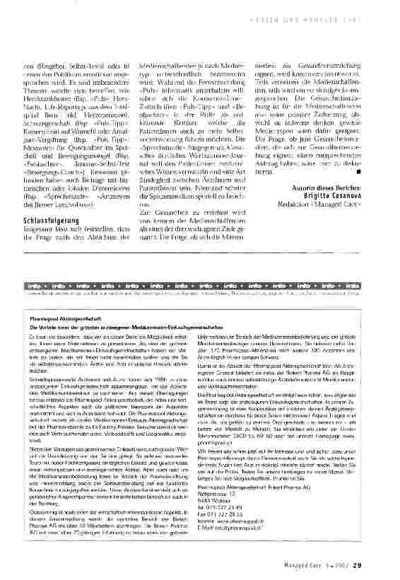Vorschauseite 3: Die Ziele der Medienschaffenden im Gesundheitsbereich -eine nichtrepräsentative Umfrage