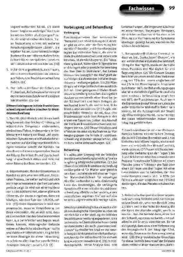Vorschauseite 2: ABM Klinisches Protokoll #20: Initiale Brustdrüsenschwellung