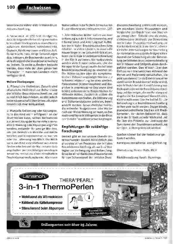 Vorschauseite 3: ABM Klinisches Protokoll #20: Initiale Brustdrüsenschwellung