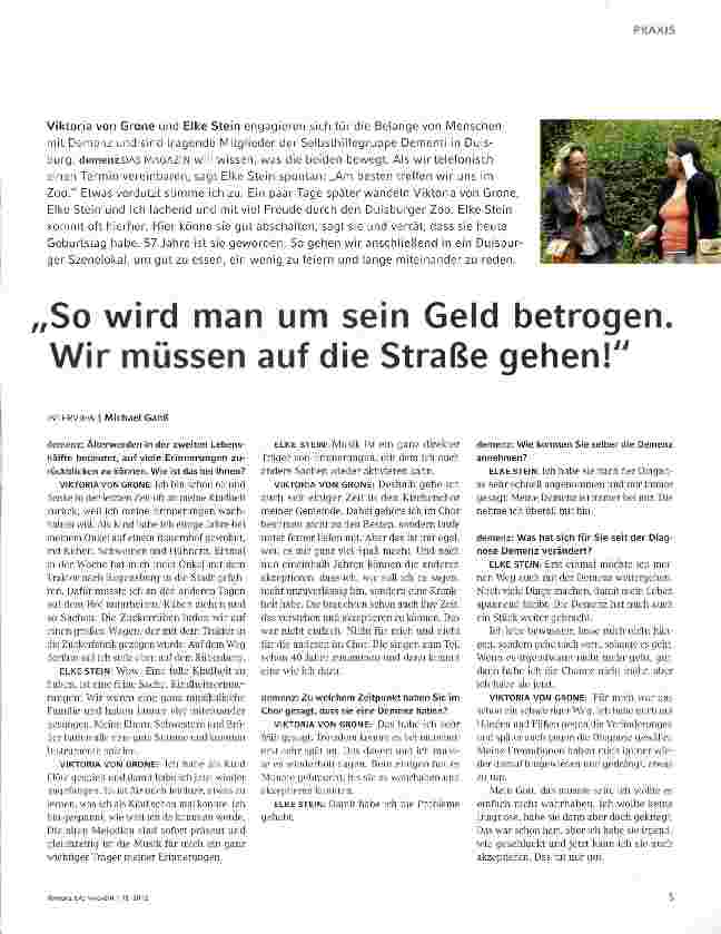 Vorschauseite 2: So wird man um sein Geld betrogen Wir müssen auf die Straße gehen!