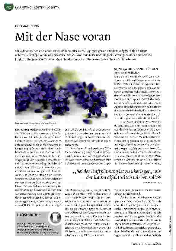 Vorschauseite 1: Mit der Nase voran
