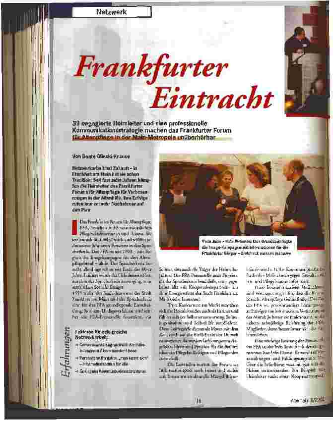 Vorschauseite 1: Frankfurter Eintracht