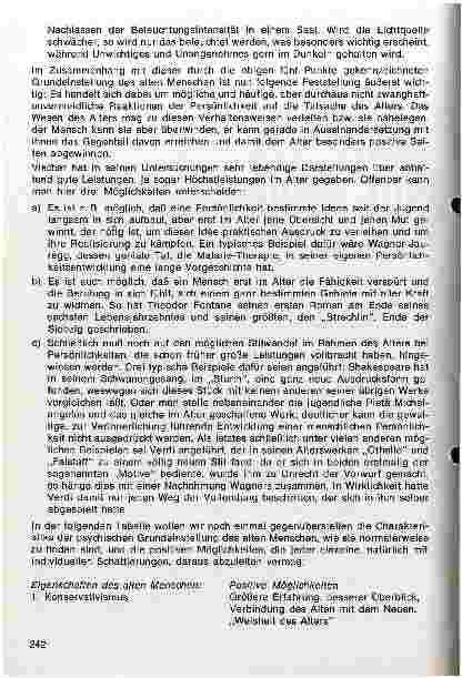 Vorschauseite 2: Zur Frage des Alterns