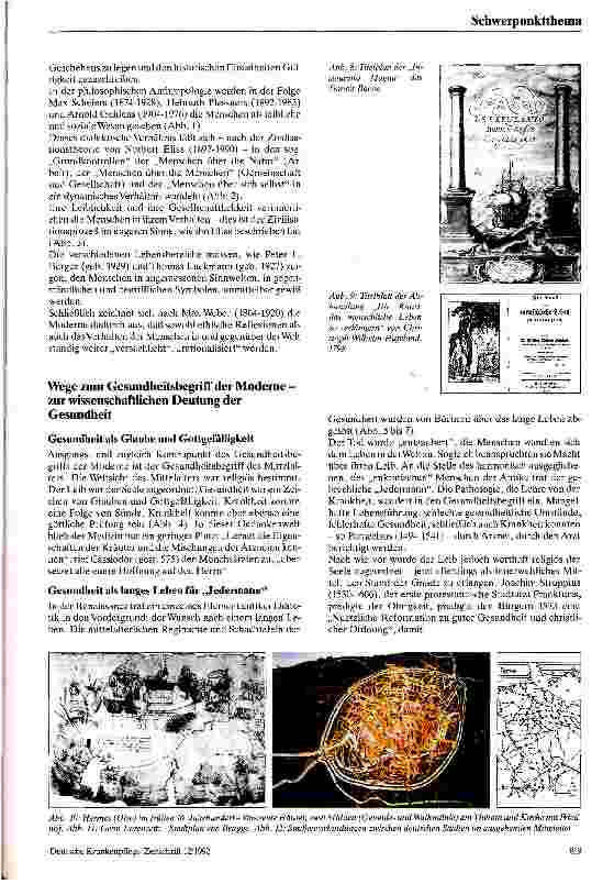 Vorschauseite 4: Gesundheit und Medizin in der Neuzeit Zum Wesen ärztlichen Handelns in der Moderne