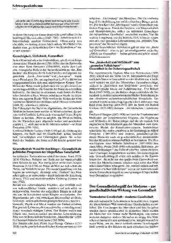 Vorschauseite 5: Gesundheit und Medizin in der Neuzeit Zum Wesen ärztlichen Handelns in der Moderne