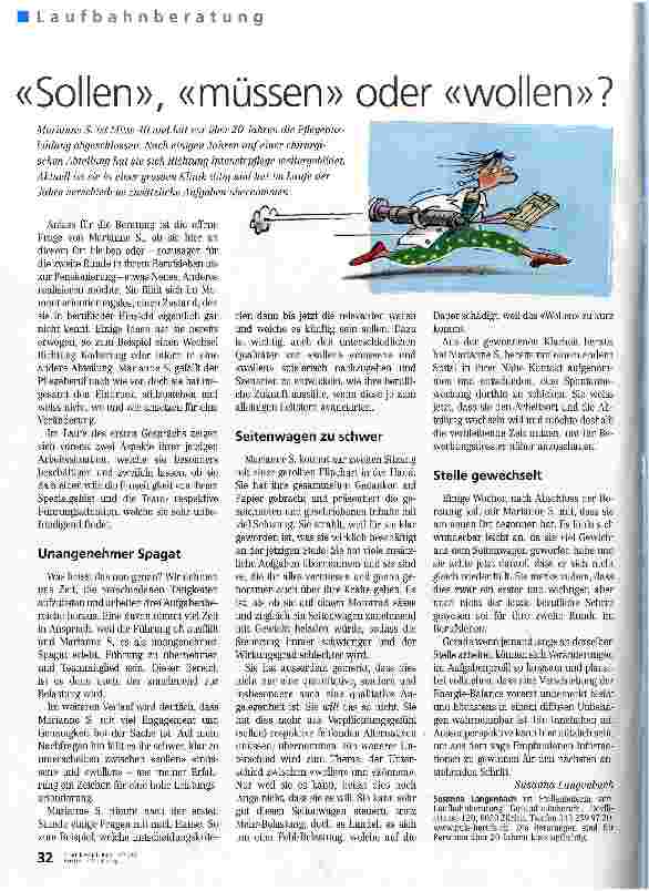 Vorschauseite 1: «Sollen», «müssen» oder «wollen»?