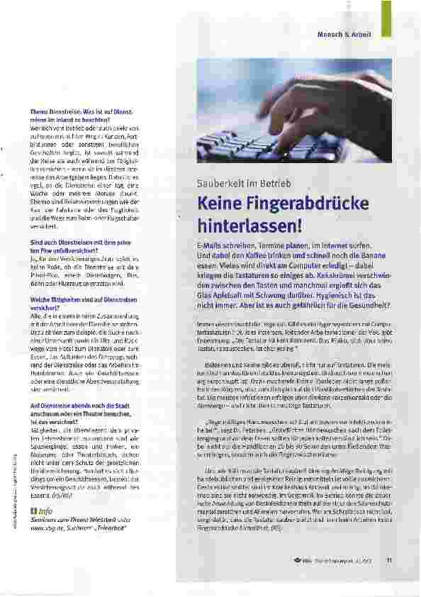 Vorschauseite 2: Gut versichert - bei aller Flexibilität