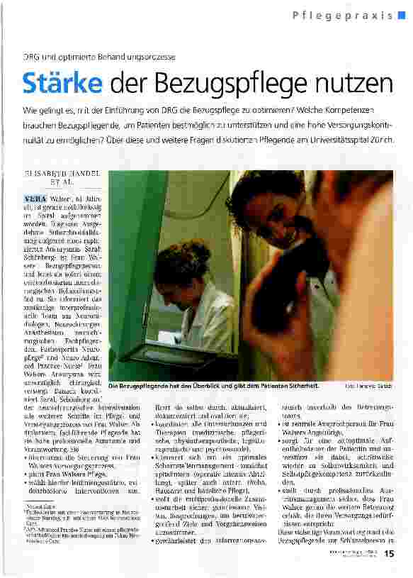 Vorschauseite 1: Stärke der Bezugspflege nutzen